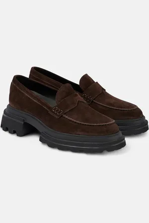 Hogan Suede platform loafers