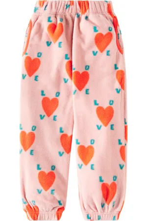 Jelly Mallow Love Fleece printed sweatpants