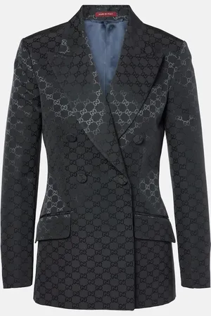Gucci GG cotton-blend faille blazer