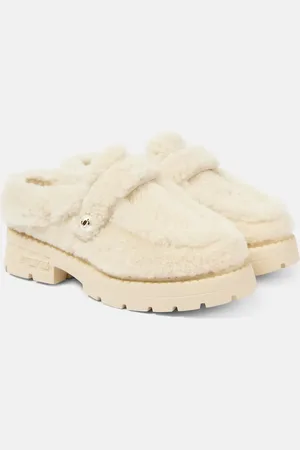 Jimmy Choo Shea shearling platform mules