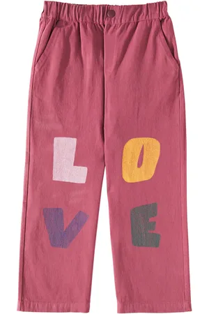 Jelly Mallow Love printed cotton pants