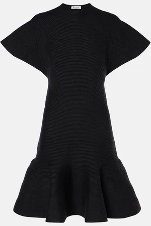 Alaïa AlaÃ¯a Wool-blend minidress