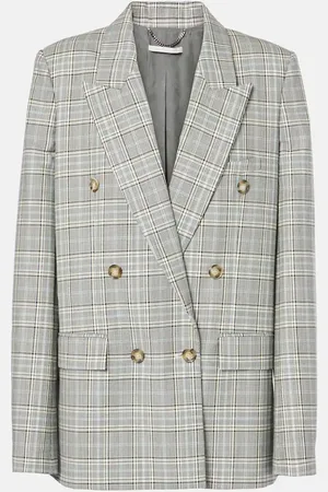 Stella McCartney Prince of Wales check wool blazer