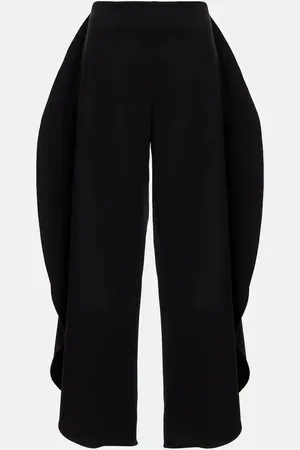 Alaïa AlaÃ¯a Wool grain de poudre balloon pants
