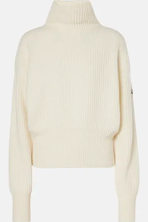 Moncler Ribbed-knit virgin wool turtleneck sweater