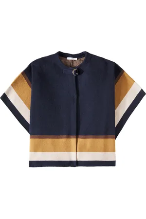 Chloé ChloÃ© Kids Logo cotton and wool cape