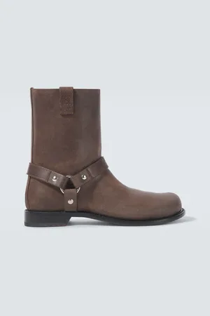 Loewe Campo leather biker boots
