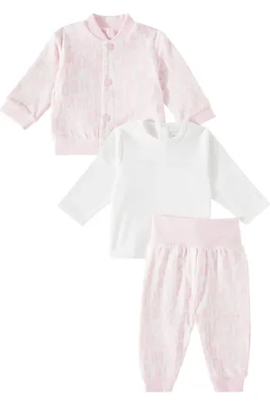 Marc Jacobs Baby cotton pants, cardigan and T-shirt set