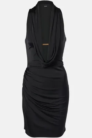 Tom Ford Draped jersey minidress