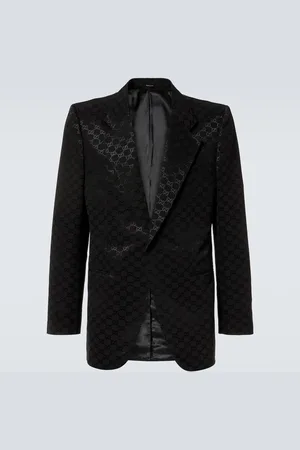 Gucci GG Canvas cotton-blend blazer