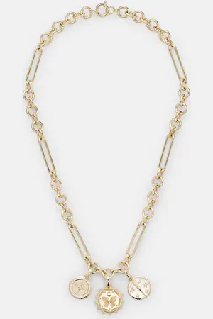 Foundrae 18kt pendant necklace with diamonds