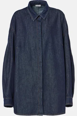 DRIES VAN NOTEN Oversized denim shirt