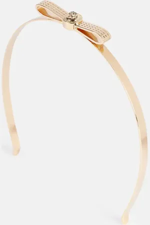 VERSACE Medusa bow-detail headband