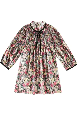 La Coqueta Raya floral smocked cotton dress