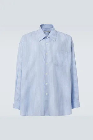 OUR LEGACY Borrowed pinstripe cotton shirt