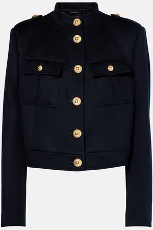 Tom Ford Cropped wool and cashmere jacket