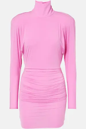 ALEX PERRY Draped jersey minidress
