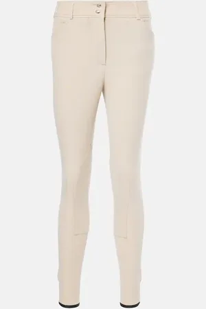 Loro Piana Doris cotton-blend twill slim pants