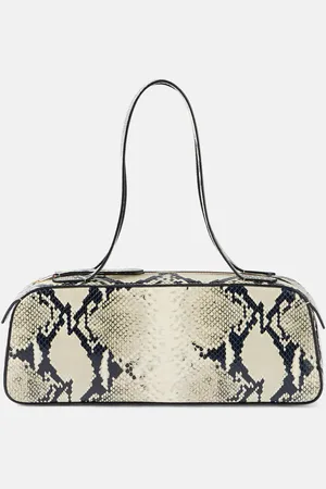 Khaite Simona snake-effect leather shoulder bag