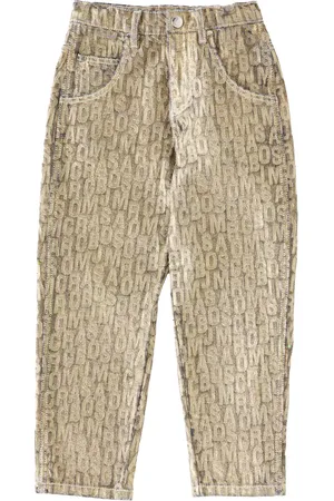 Marc Jacobs Jumbled Monogram jacquard jeans