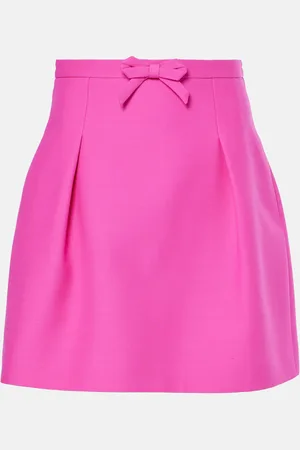 VALENTINO Crepe Couture miniskirt