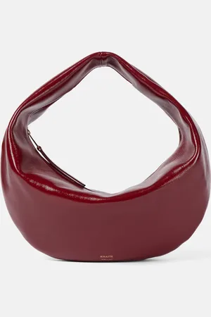 Khaite Olivia Medium patent leather shoulder bag