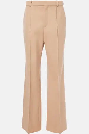 Chloé ChloÃ© High-rise wool straight pants