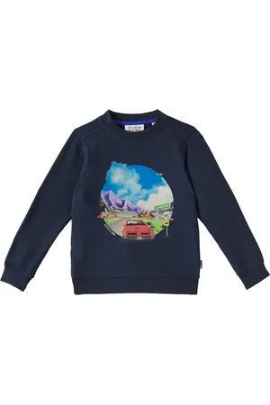 Scotch&Soda Printed cotton jersey sweatshirt