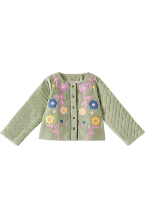 Louise Misha Amalina embroidered cotton jacket