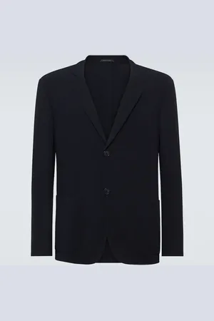 Giorgio Armani Single-breasted virgin wool blazer