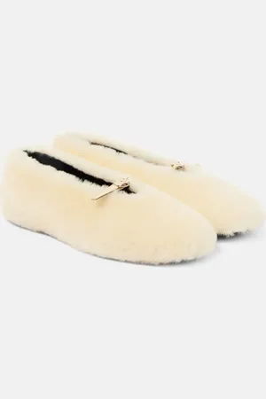 Proenza Schouler Tee shearling Mary Jane flats