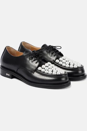 Mach & Mach Sirene embellished leather loafers