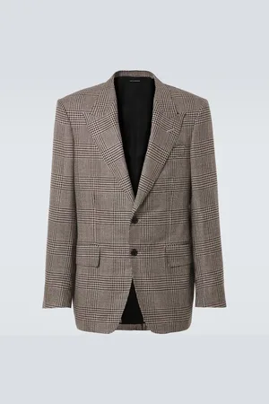 Tom Ford Shelton houndstooth wool-blend blazer