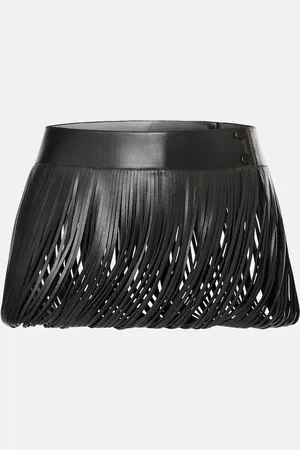 Alaïa AlaÃ¯a Fringed leather belt
