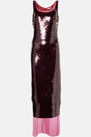 EMILIA WICKSTEAD Nehemia sequined layered gown