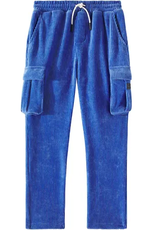Scotch&Soda Cotton-blend corduroy cargo sweatpants