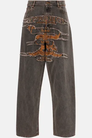 Y / PROJECT Evergreen high-rise wide-leg jeans