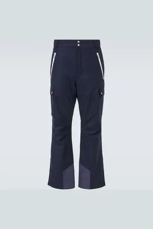 Brunello Cucinelli Chalk stripe wool ski pants