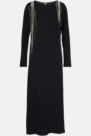 DRIES VAN NOTEN Crystal-embellished maxi dress