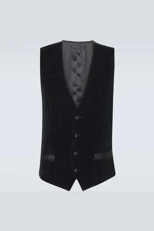 Dolce & Gabbana Cotton and silk velvet vest