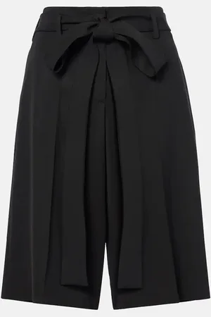 VALENTINO Virgin wool sablÃ© Bermuda pants