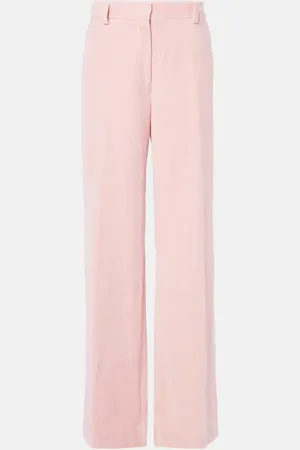 DRIES VAN NOTEN Cotton and hemp wide-leg pants