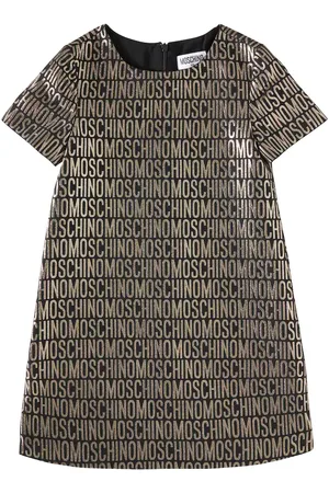 Moschino logo dress best sale