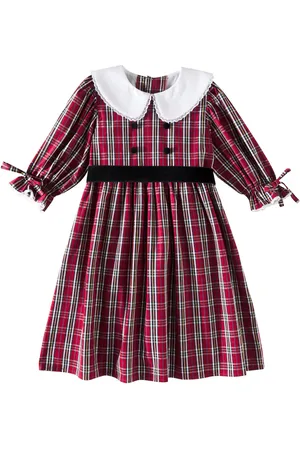 La Coqueta Lizette tartan cotton dress