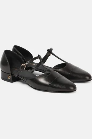 Salvatore Ferragamo Linette leather Mary Jane flats
