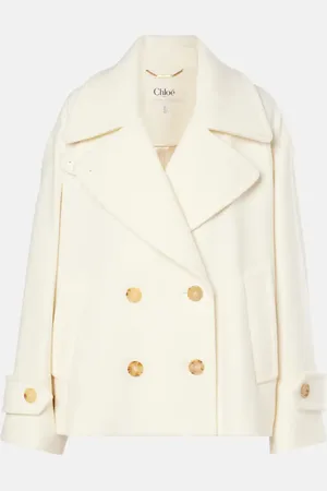 Chloé ChloÃ© Cropped wool-blend coat