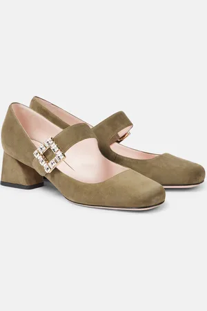 Roger Vivier TrÃ©s Vivier 45 suede pumps
