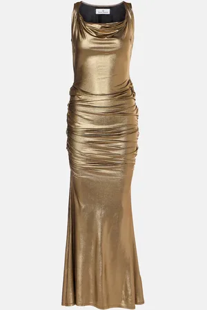 Vivienne Westwood Liz draped jersey gown