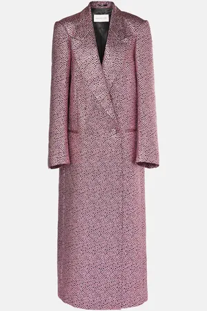DRIES VAN NOTEN LamÃ© coat