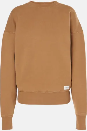 Saint Laurent Oversized cotton fleece sweatshirt